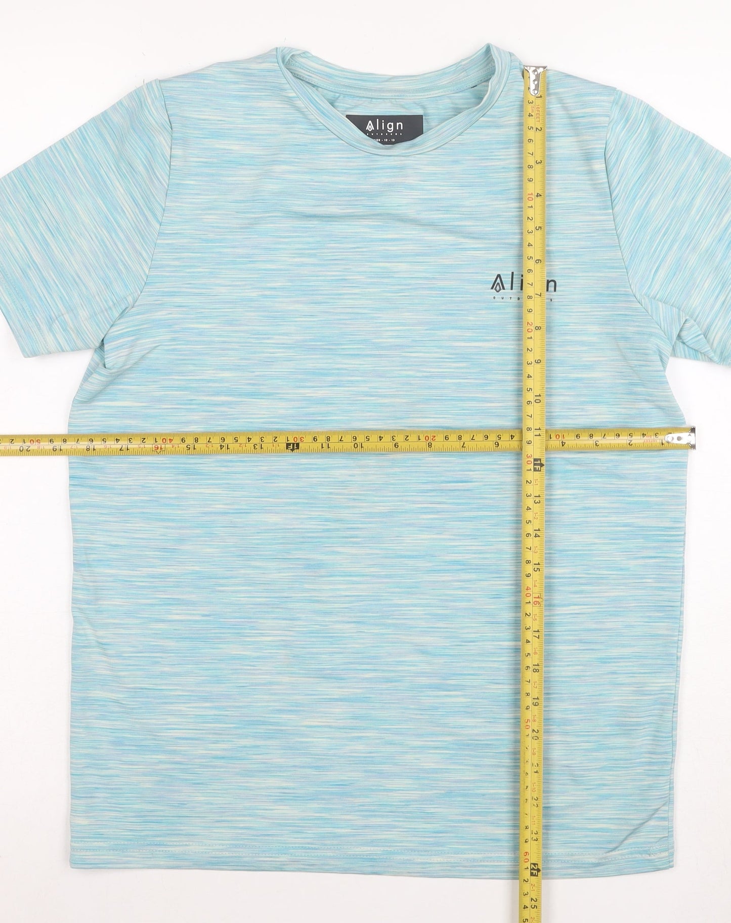 Align Outdoors Boys Blue Short Sleeve Crew Neck T-Shirt Size 12-13