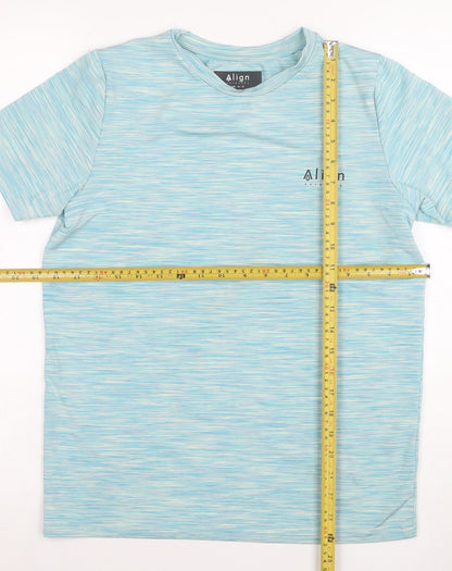 Align Outdoors Boys Blue Short Sleeve Crew Neck T-Shirt Size 12-13