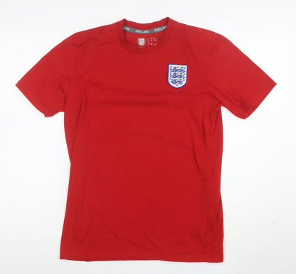 Fanatics Men's Red England Football Cotton T-Shirt Size M