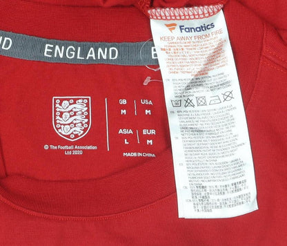 Fanatics Men's Red England Football Cotton T-Shirt Size M