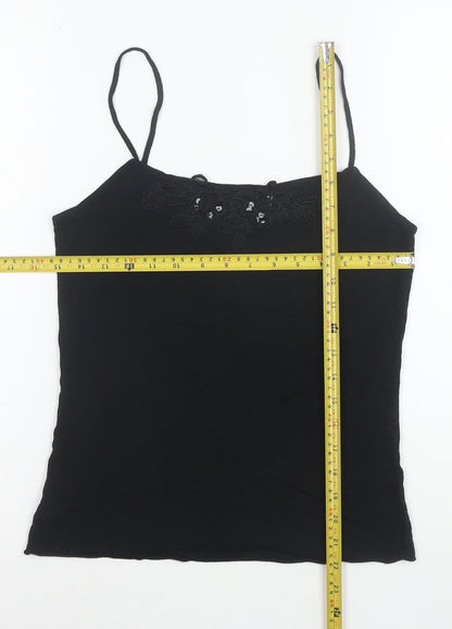 MNG Casual Wear Women's Black Camisole Tank Top Size S