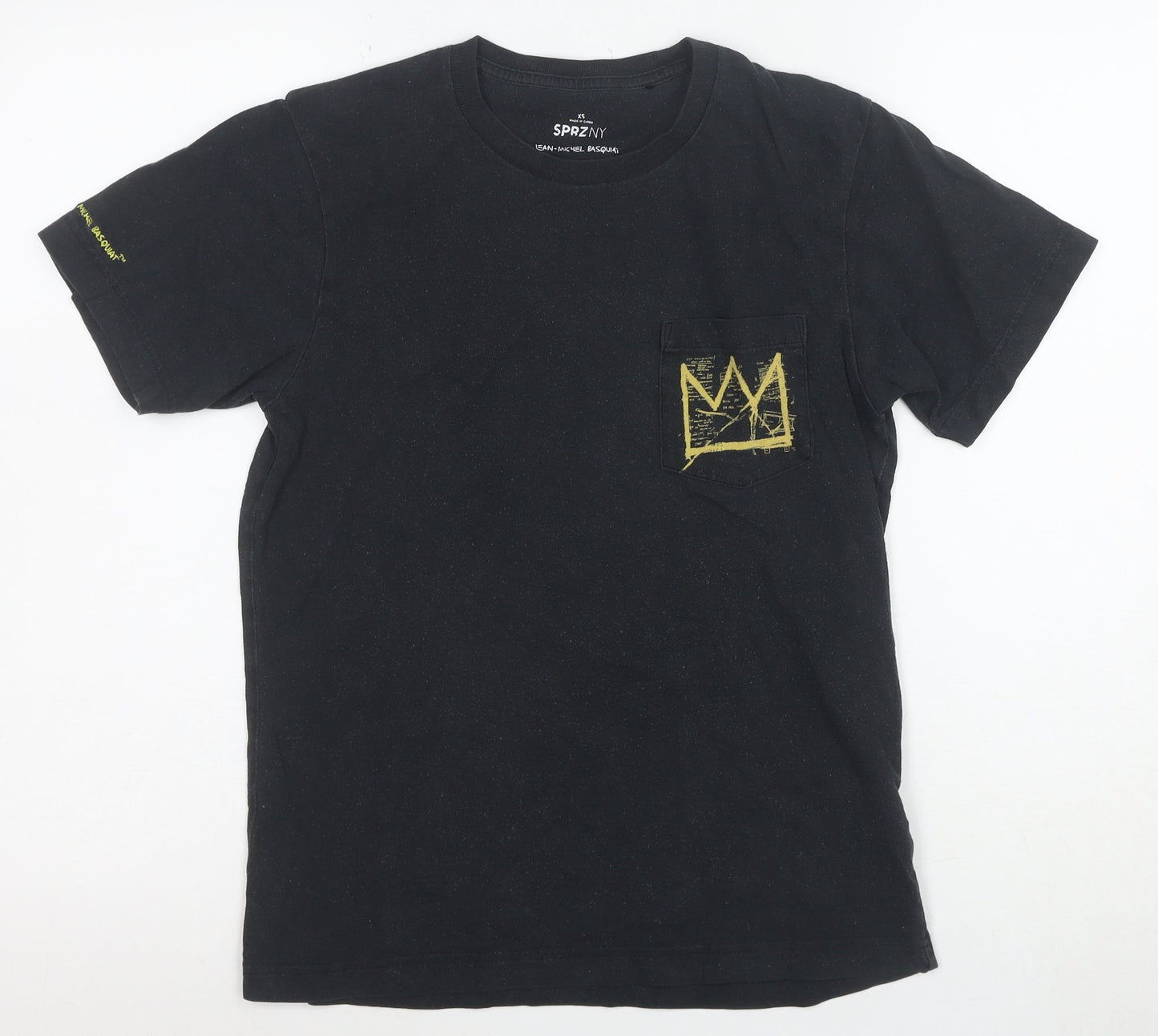 Uniqlo x Jean-Michel Basquiat Men's Black XS Art Graphic T-Shirt