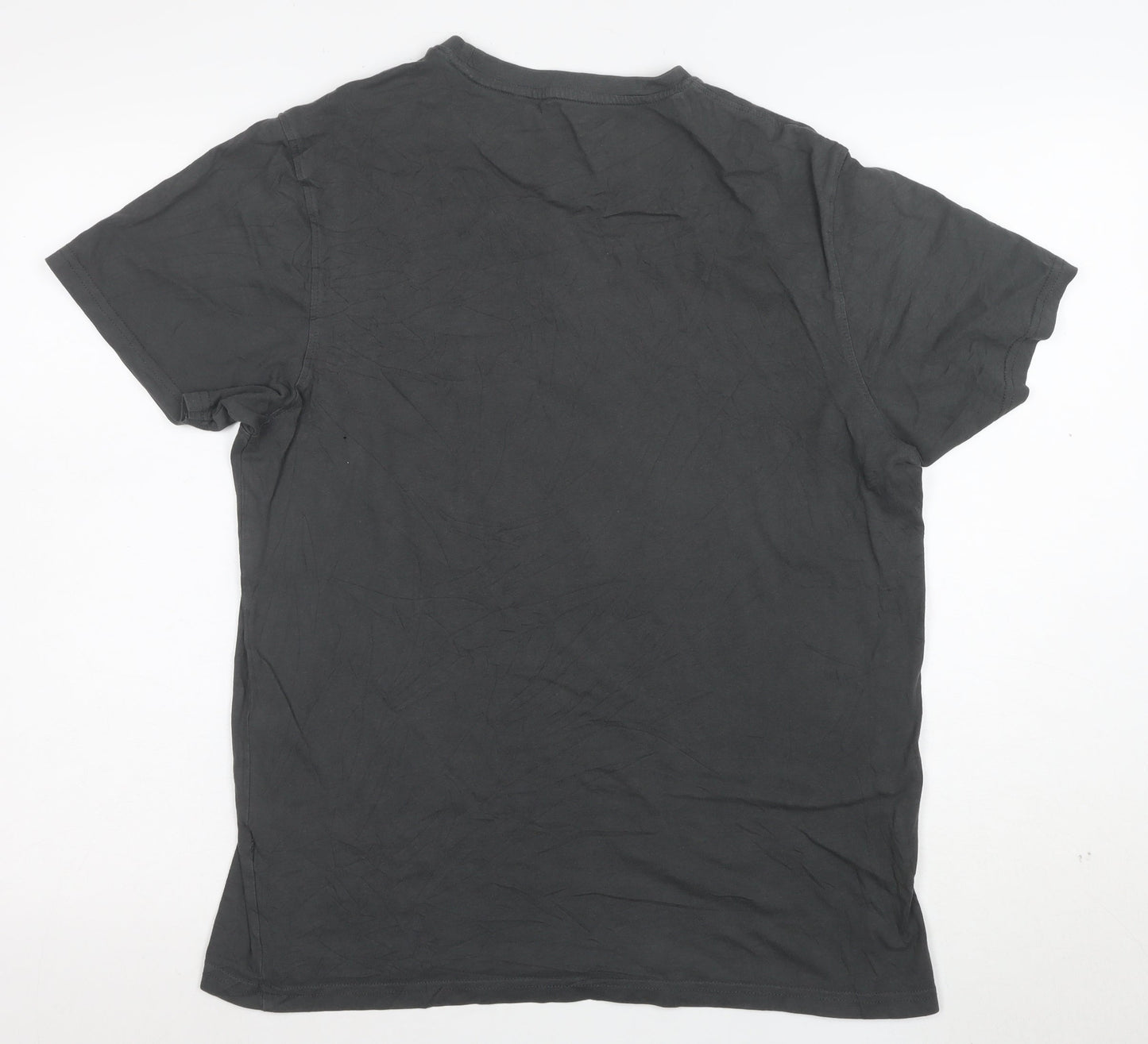 Mountain Warehouse Men’s Grey Cotton Mountain Graphic T-Shirt M