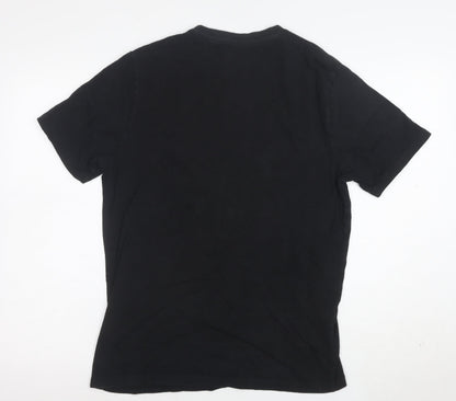 U.S. Athletic Men's Black Medium Graphic Mythology Cotton T-Shirt