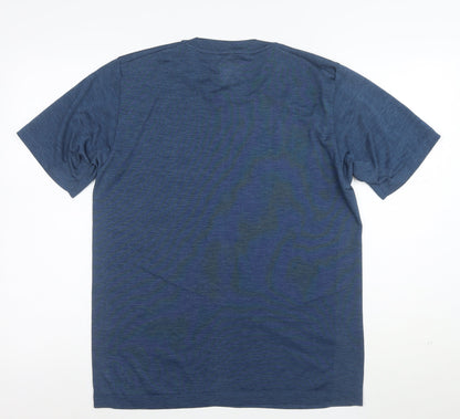 Uniqlo Men Blue Dry-EX Short Sleeve Active T-Shirt Size M