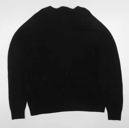 Bench Men's Black 2XL V-Neck Pullover Jumper