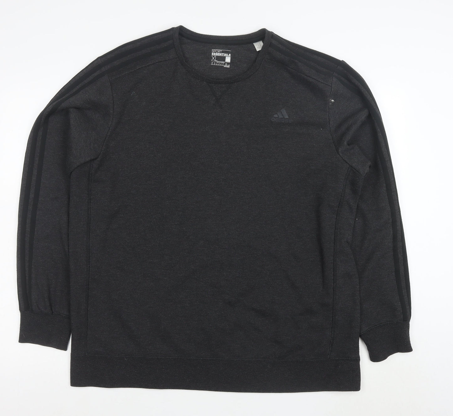 Adidas Men's Black XL Pullover Sweatshirt Climalite Essentials