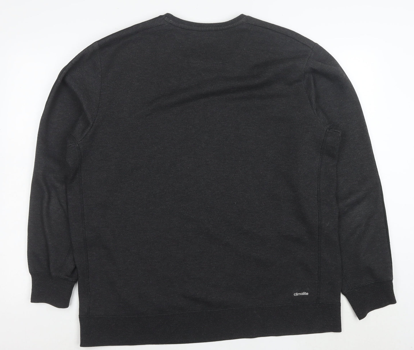 Adidas Men's Black XL Pullover Sweatshirt Climalite Essentials