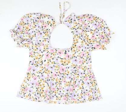 Dorothy Perkins Petite Multicoloured Floral Camisole Blouse UK 12