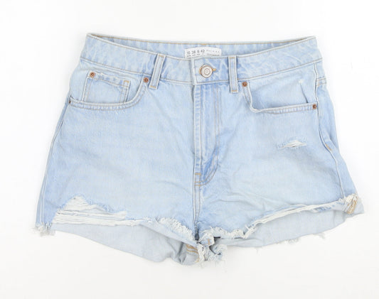 Primark Women’s Blue Denim Cut-Off Shorts Size 10