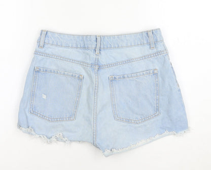 Primark Women’s Blue Denim Cut-Off Shorts Size 10