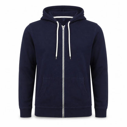 Gap Men's Blue Full Zip Hoodie Size M Cotton Casual Sweatshirt