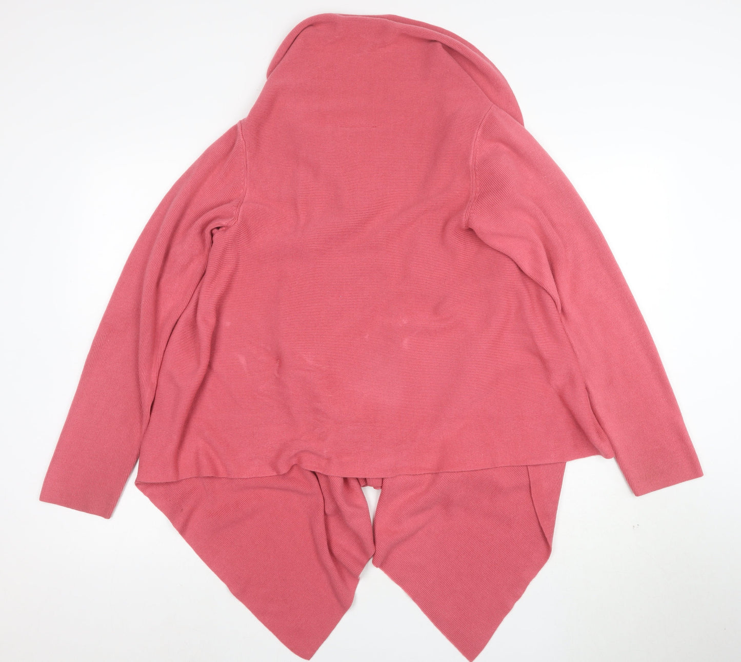 BHS Women’s Pink Long Sleeve Wrap Knit Cardigan Size 16