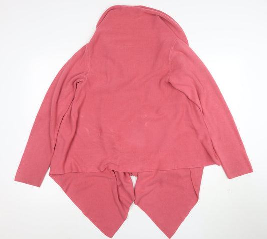 BHS Women’s Pink Long Sleeve Wrap Knit Cardigan Size 16