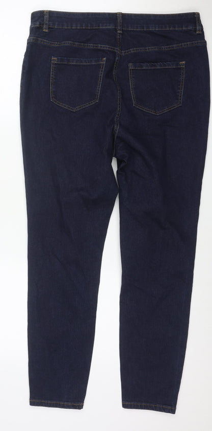 George Women’s Blue Size 16 Short Denim Jeans Slim Fit Stretch Cotton