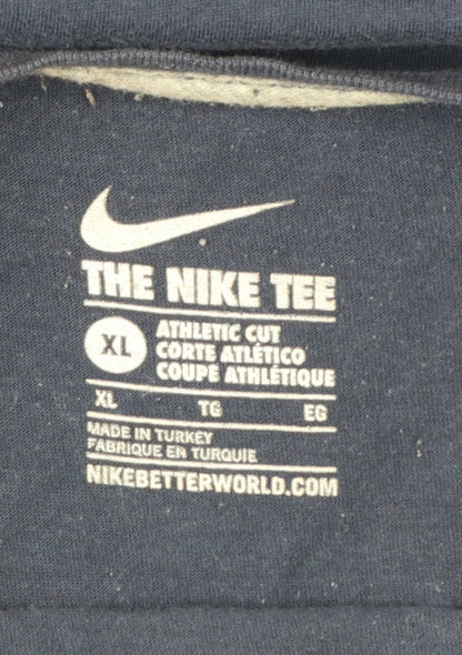 Nike Men's Blue XL Athletic Fit Graphic Sports T-Shirt