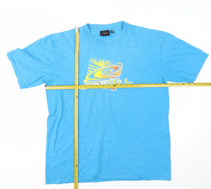 O'Neill Men's Blue Graphic Surf Logo T-Shirt XL