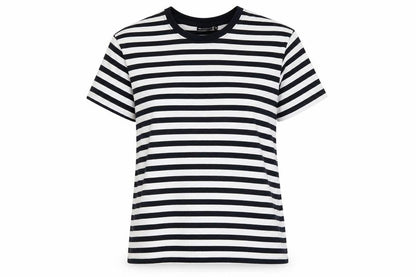 ASOS DESIGN Women's Black & White Striped T-Shirt Size 12 Maternity