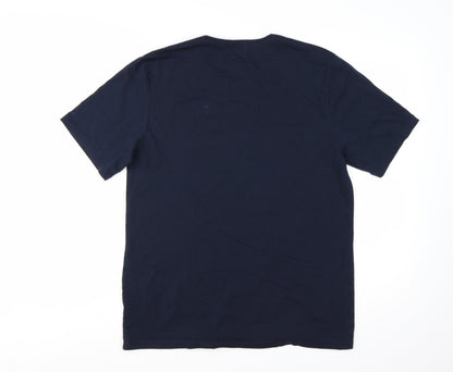 Hugo Boss Men's Navy Blue XL Crew Neck Short Sleeve T-Shirt
