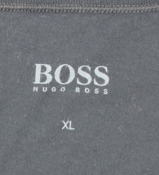 Hugo Boss Men's Navy Blue XL Crew Neck Short Sleeve T-Shirt
