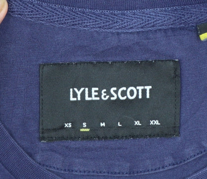 Lyle & Scott Men's Blue Cotton Crew Neck Short Sleeve T-Shirt S