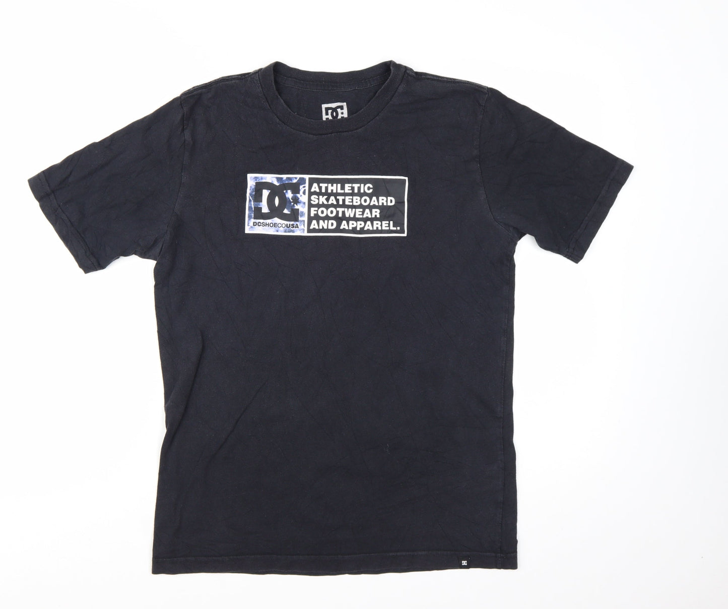 DC Shoes Boys Black XL 16 Graphic Skateboard Cotton T-Shirt
