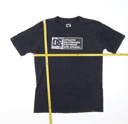 DC Shoes Boys Black XL 16 Graphic Skateboard Cotton T-Shirt