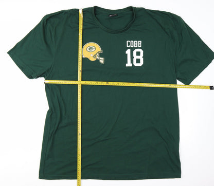 Pro RTX Men's Green Sports Graphic 4XL Crew Neck Cotton T-Shirt
