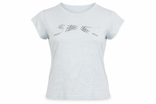 Slazenger Womens Blue Cotton Short Sleeve Basic T-Shirt Size 12