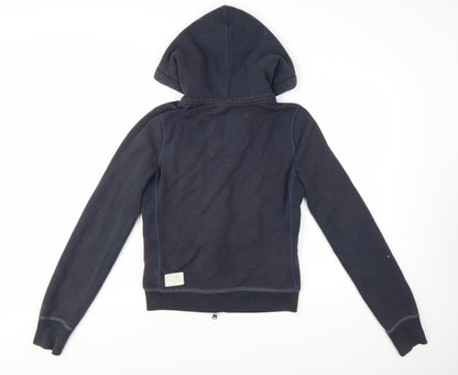 Abercrombie & Fitch Womens Navy Blue Full Zip Hoodie M