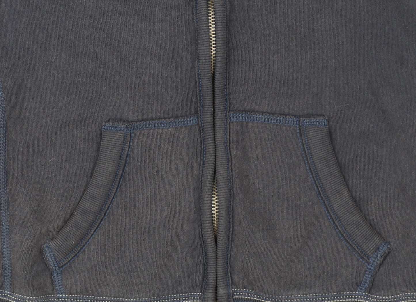 Abercrombie & Fitch Womens Navy Blue Full Zip Hoodie M