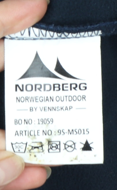 Nordberg Men's Blue Softshell Hooded Outdoor Jacket 4XL