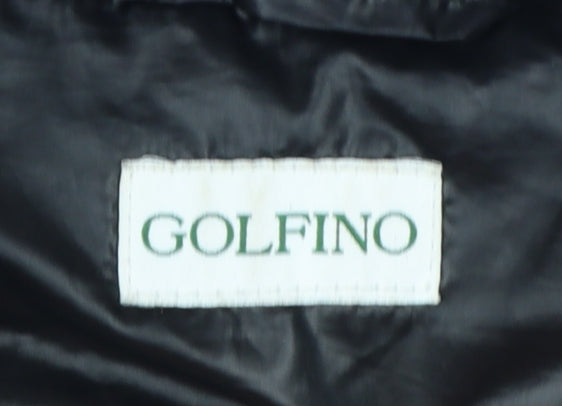 GOLFINO Women's Black Puffer Waistcoat UK 8 Lightweight Down Vest