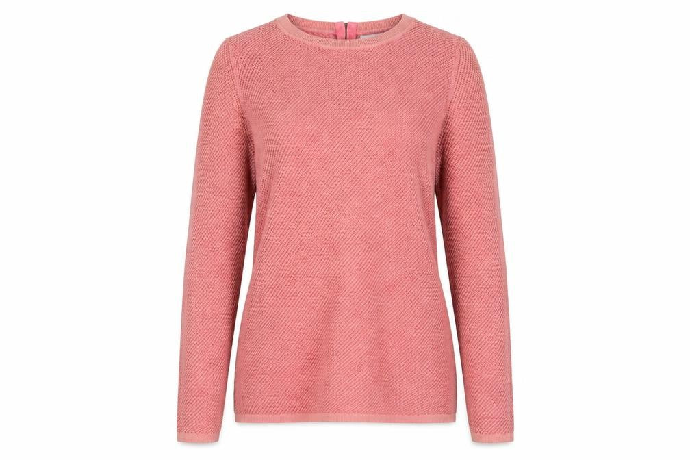 Next Maternity Pink Knit Crew Neck Long Sleeve Pullover Jumper Size 10