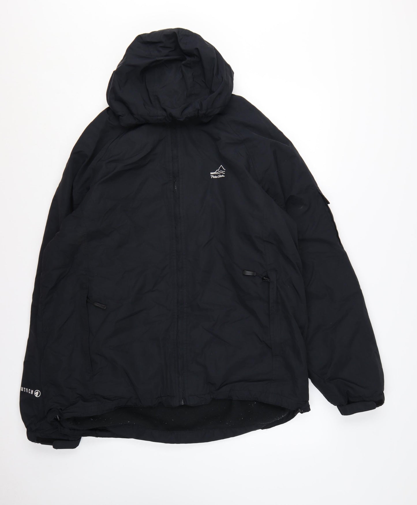 Peter Storm Men's Black XL Waterproof Hooded Parka Jacket
