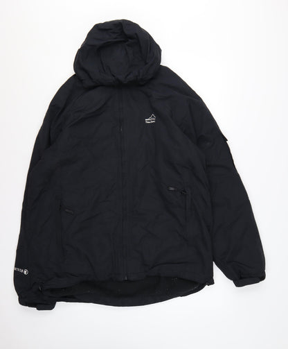 Peter Storm Men's Black XL Waterproof Hooded Parka Jacket