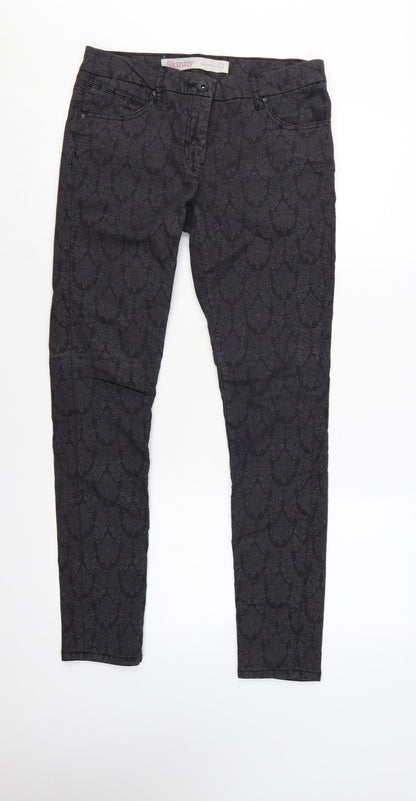 Next Women’s Black Skinny Jeans Size 10 Regular Stretch Denim