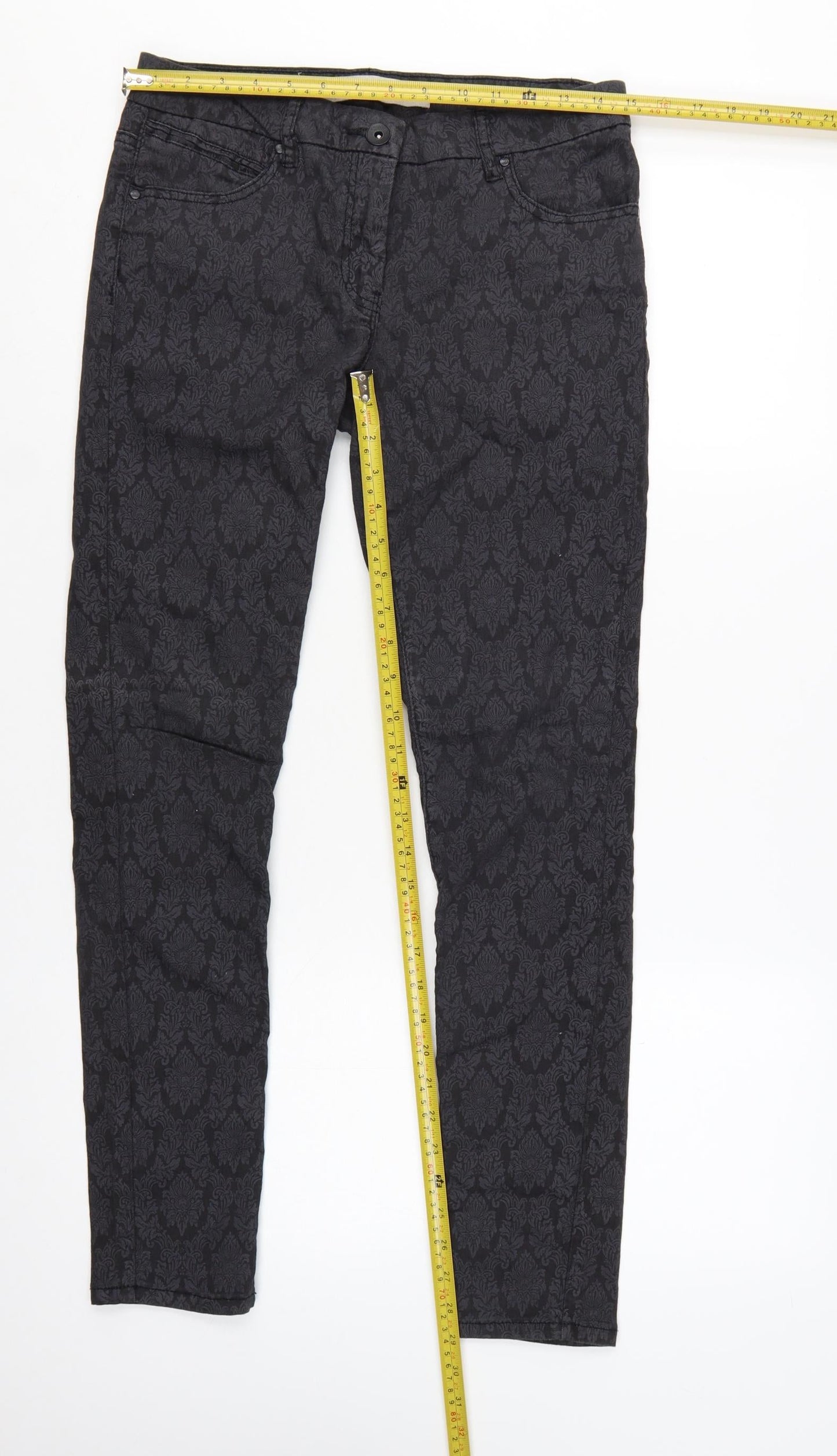 Next Women’s Black Skinny Jeans Size 10 Regular Stretch Denim