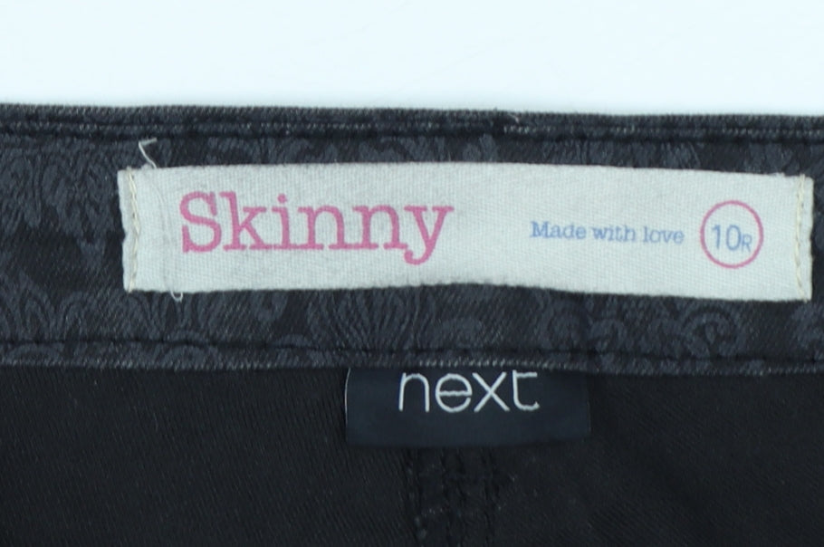 Next Women’s Black Skinny Jeans Size 10 Regular Stretch Denim