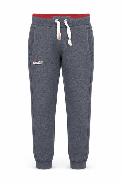 Superdry Men’s Grey Slim Fit Joggers Size S Elastic Waist