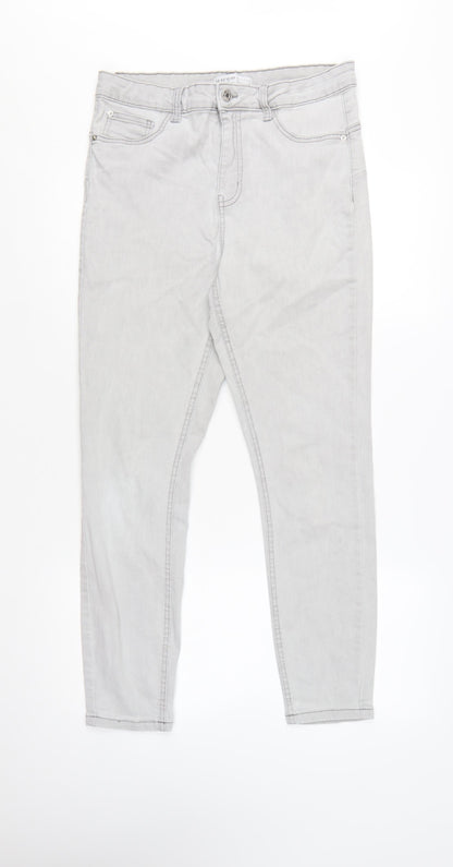 Primark Women Grey Skinny Jeans Size 14 Stretch Denim Co.