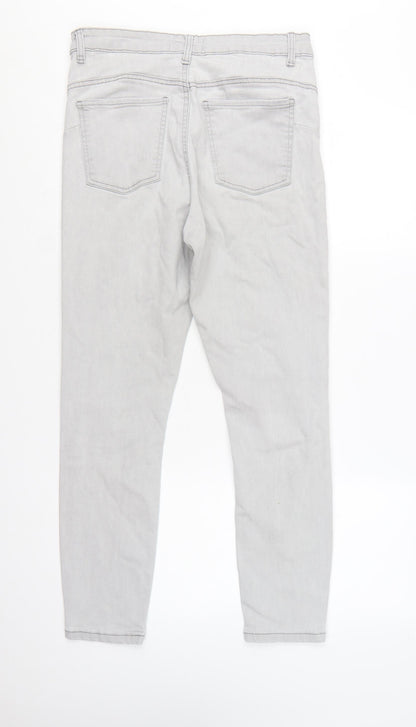 Primark Women Grey Skinny Jeans Size 14 Stretch Denim Co.
