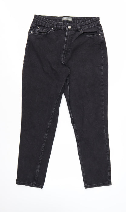 Primark Women’s Black Skinny Jeans Size 12 Mid Rise Denim