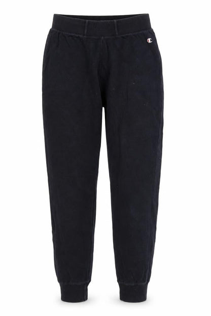 Champion Women Black Small Jogger Sweatpants Cotton Blend