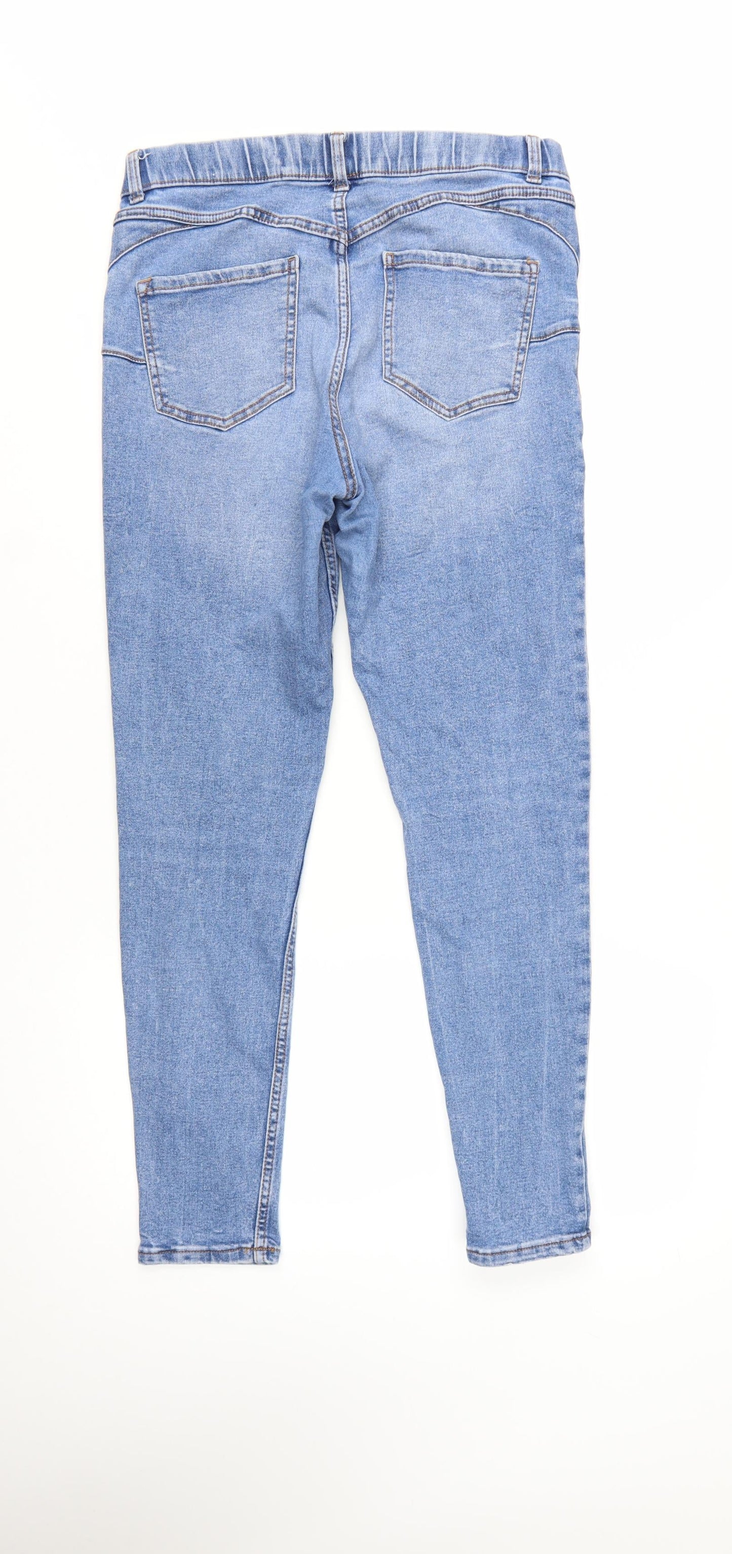 New Look Women Blue Size 14 Jegging Jeans Slim Fit Soft Stretch Denim
