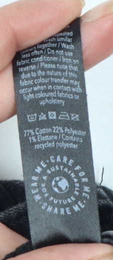 George Women's Black Skinny Jeans Size 10 Short Fashion Fit