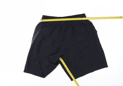 Under Armour Mens Black M Athletic Quick Dry Gym Shorts
