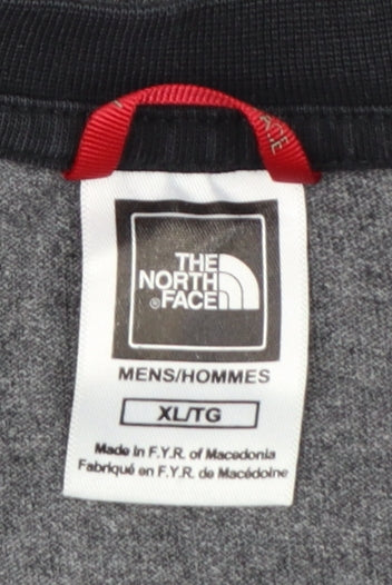 The North Face Men's Grey XL Raglan Short Sleeve Graphic T-Shirt
