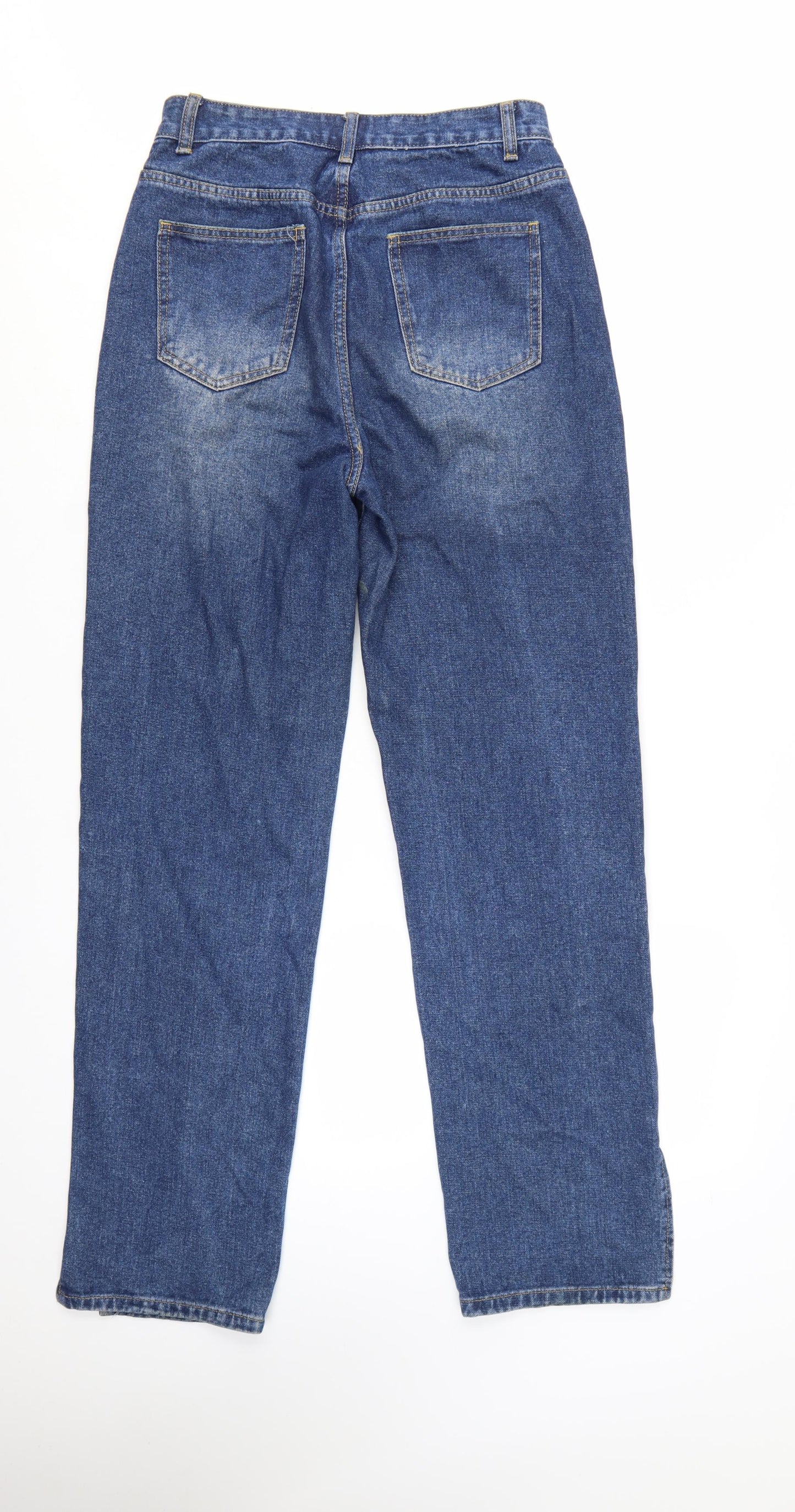 PrettyLittleThing Women Blue Straight Denim Jeans Size 10