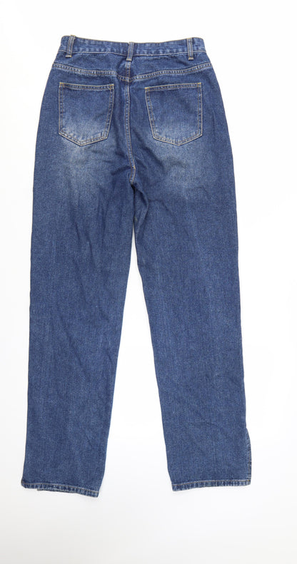 PrettyLittleThing Women Blue Straight Denim Jeans Size 10